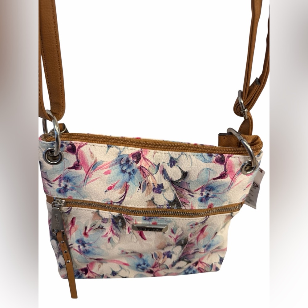 Rosetti Bodhi Mini Crossbody Bag Purse Floral Spring *flaw* - Picture 2 of 13